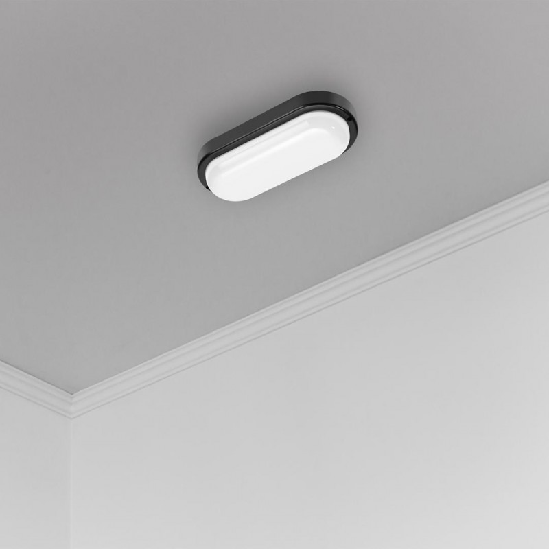 EK1083 Oprawa Kanałowa Davo Owal 18W 4000K IP64 Czarny Eko-Light
