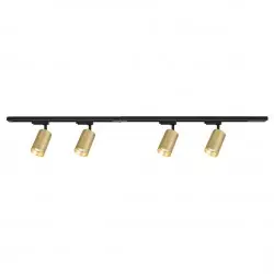 ML1167 Zestaw Pipe Track Złoty 4xGU10 1,5m Milagro