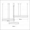 ML1001 Lampa wisząca PRECIOSA 158W LED Milagro