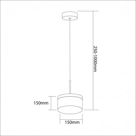 ML0995 Lampa wisząca ELEGANCE 9W LED Milagro