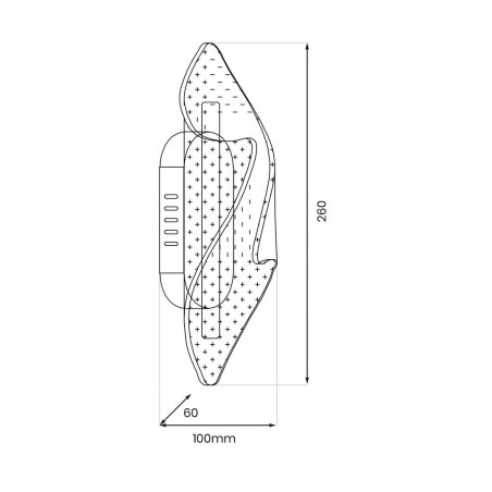 ML1040 Kinkiet LARGO 8W LED Milagro