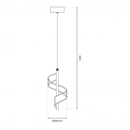 ML1041 Lampa wisząca LARGO 10W LED Milagro
