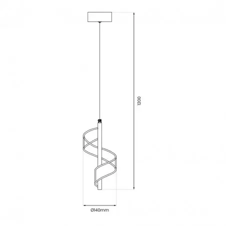 ML1041 Lampa wisząca LARGO 10W LED Milagro