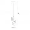 ML1041 Lampa wisząca LARGO 10W LED Milagro