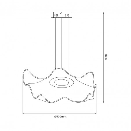 ML1042 Lampa wisząca LARGO 16W LED Milagro