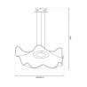 ML1042 Lampa wisząca LARGO 16W LED Milagro