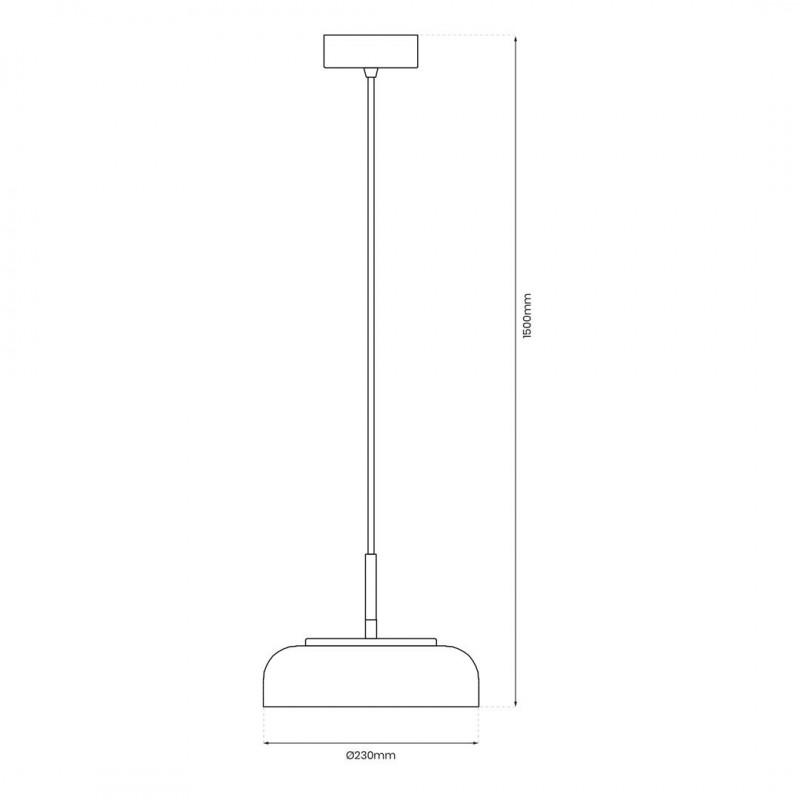 ML1044 Lampa wisząca VETRO CLEAR 6W Milagro