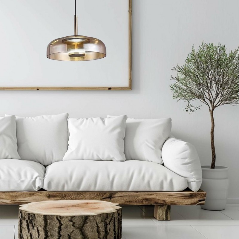 ML1045 Lampa wisząca VETRO AMBER 6W Milagro