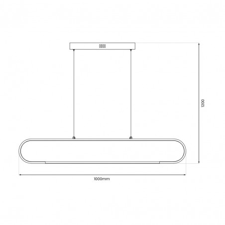 ML1046 Lampa wisząca FRAME 42W Milagro