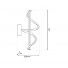 ML1058 Kinkiet TWIST 12W LED Milagro