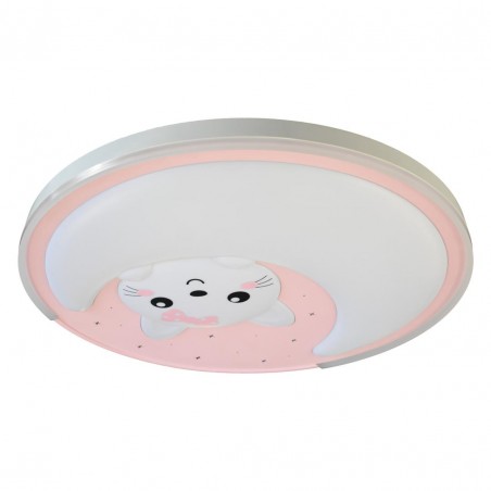 ML1059 Plafon MOONCAT PINK 34W LED Milagro