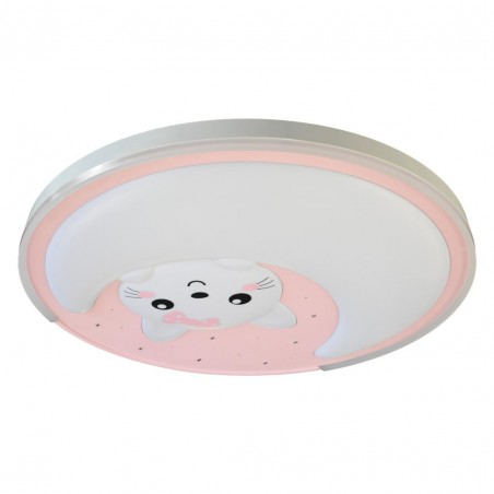 ML1059 Plafon MOONCAT PINK 34W LED Milagro