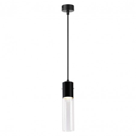 ML1088 Lampa Wisząca Ricky Czarny 1xGU10 Milagro