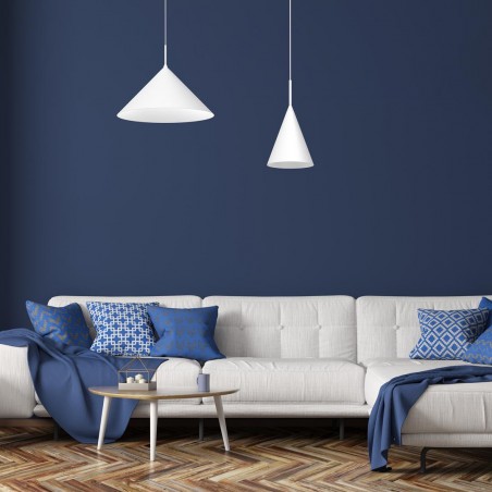MLP0953 Lampa wisząca CAPITAL WHITE Ø46cm 1xGX53 Milagro