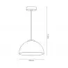 MLP1063 Lampa wisząca GAMMA BLACK 1xE27 Milagro