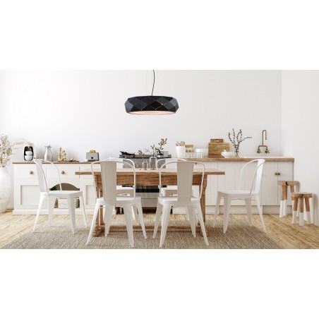 Reus lampa wisząca czarna LP-8069/1P BK