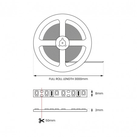 EKZ1213 Zestaw Taśma SMD 60/m 4000K IP65 5m + Zasilacz Eko-Light