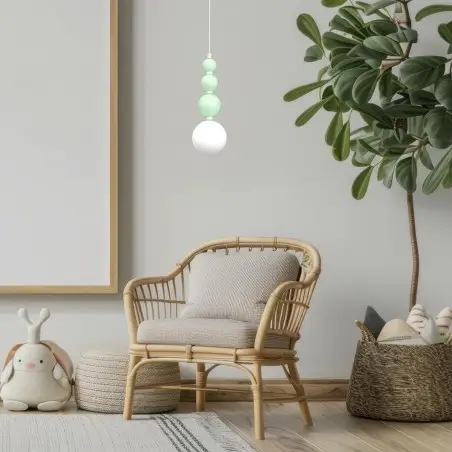 MLP1028 Lampa wisząca BOULE Mint 1xG9 Milagro