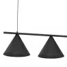 MLP0938 Lampa wisząca CAPITAL CZARNY 3XGX53 Milagro