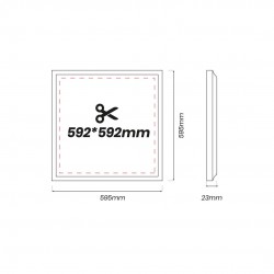 EKP1101 Panel Led 48W 4000K Backlit 60/60 Eko-Light