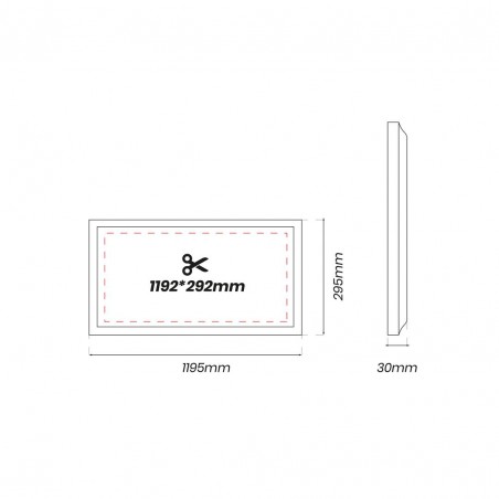 EKP1102 Panel Led 48W 4000K Backlit 120/30 Eko-Light
