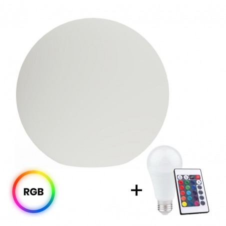 EKO1366 Kula Ogrodowa Globo Fi400 + Żarówka RGB A60 10W + Pilot Eko-Light