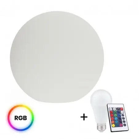 EKO1367 Kula Ogrodowa Globo Fi600 + Żarówka RGB A60 10W + Pilot Eko-Light