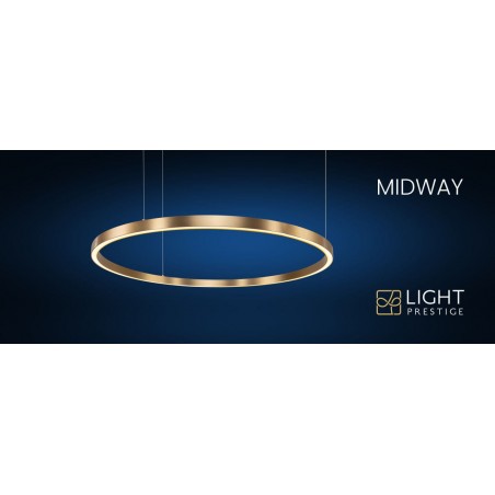 Midway wisząca duża złota shiny