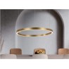 Midway lampa wisząca mała złota Triangle LP-033/1P S GD