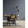 Solin lampa wisząca czarno/złota LP-181/1P BK/GD