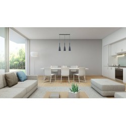 Solin 3 lampa wiszaca linia szara LP-181/3L GR