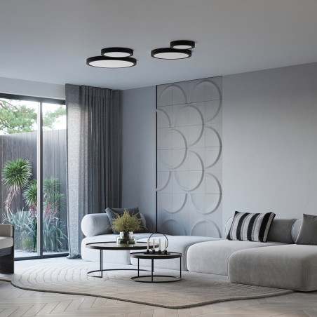 Plafon ONYX 40 biały LED 3000K  SL.1245 Sollux