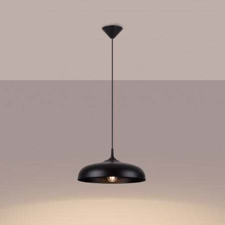 Lampa wisząca GINA czarna  SL.1330 Sollux
