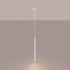 Lampa wisząca ARCHE 1 biała  SL.1337 Sollux