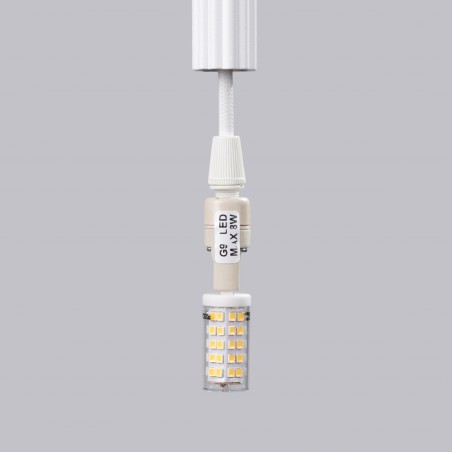 Lampa wisząca ARCHE 1 biała  SL.1337 Sollux