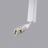 Lampa wisząca ARCHE 1 biała  SL.1337 Sollux