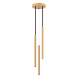 Lampa wisząca ARCHE 3P złota SL.1342 Sollux
