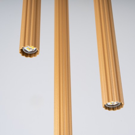 Lampa wisząca ARCHE 3P złota  SL.1342 Sollux