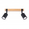Plafon FAGER 2 czarny  SL.1344 Sollux