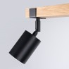 Plafon FAGER 2 czarny  SL.1344 Sollux