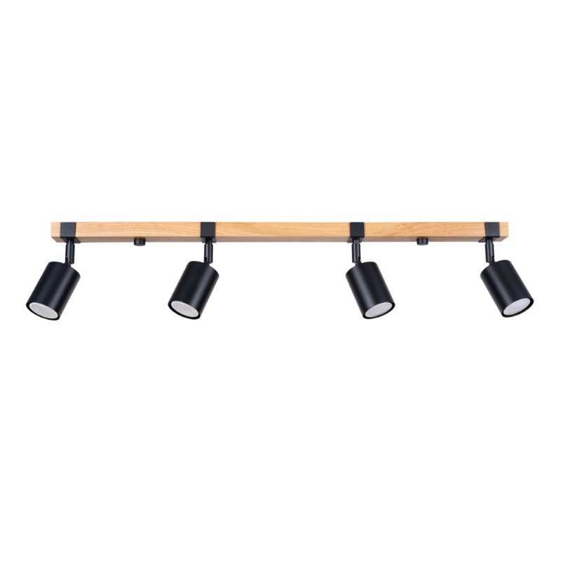 Plafon FAGER 4L czarny SL.1346 Sollux Plafon FAGER 4L czarny SL.1346 Sollux