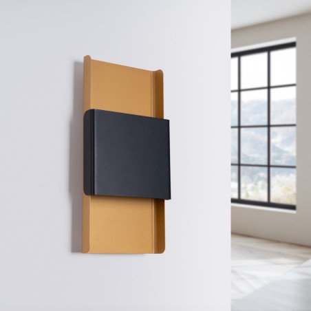 Kinkiet DURLIN złoty/czarny  SL.1354 Sollux