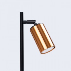 Lampa biurkowa WINX czarny/miedź  SL.1381 Sollux
