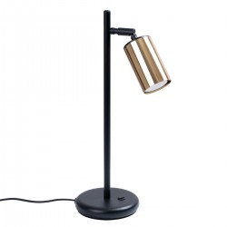 Lampa biurkowa WINX czarny/złoty  SL.1389 Sollux