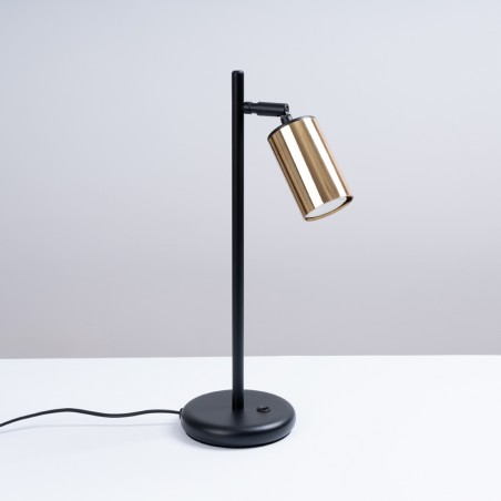 Lampa biurkowa WINX czarny/złoty  SL.1389 Sollux