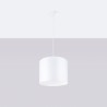 Lampa wisząca NOVA 30 biała  SL.1403 Sollux
