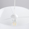 Lampa wisząca NOVA 30 biała  SL.1403 Sollux