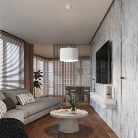 Lampa wisząca NOVA 40 biała  SL.1404 Sollux