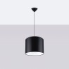 Lampa wisząca NOVA 30 czarna  SL.1405 Sollux