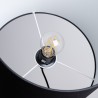 Lampa wisząca NOVA 30 czarna  SL.1405 Sollux